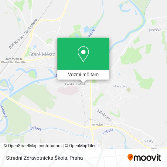 Střední Zdravotnická Škola mapa