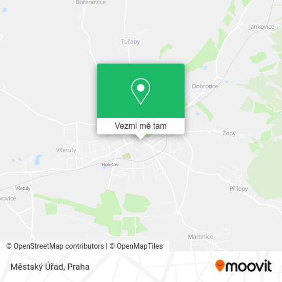 Městský Úřad mapa
