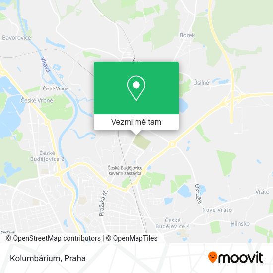 Kolumbárium mapa