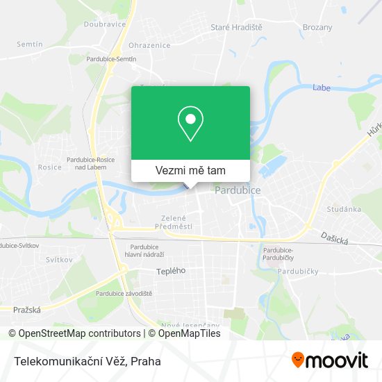 Telekomunikační Věž mapa