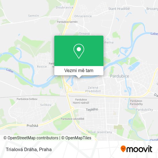 Trialová Dráha mapa