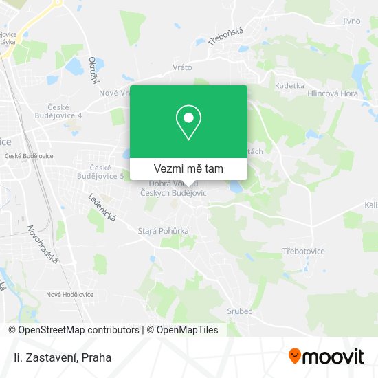 Ii. Zastavení mapa