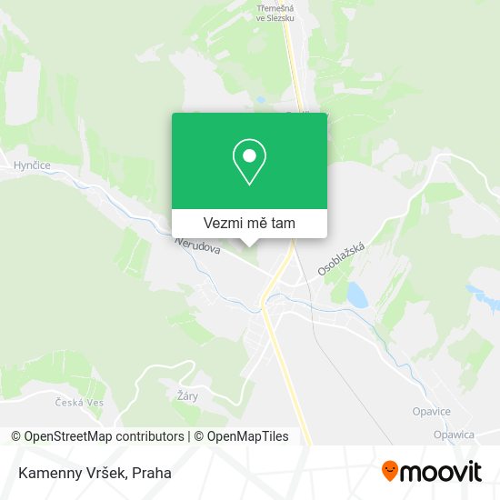 Kamenny Vršek mapa