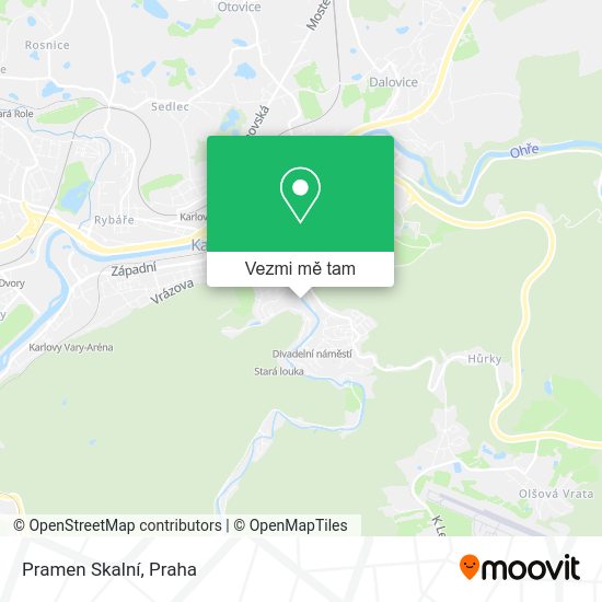 Pramen Skalní mapa