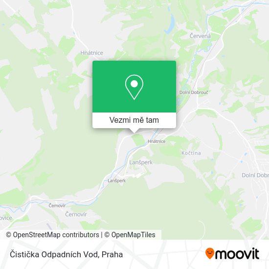 Čistička Odpadních Vod mapa