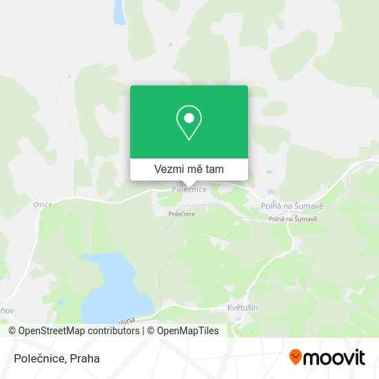 Polečnice mapa