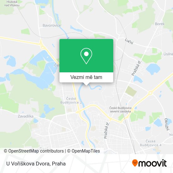 U Voříškova Dvora mapa