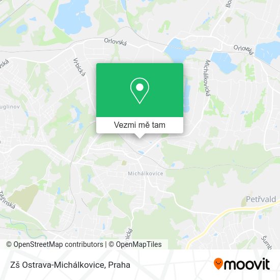 Zš Ostrava-Michálkovice mapa