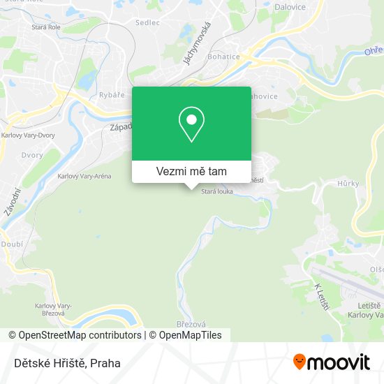 Dětské Hřiště mapa