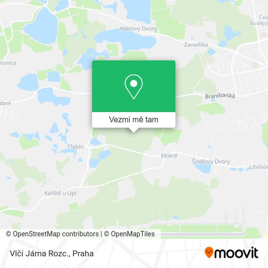 Vlčí Jáma Rozc. mapa