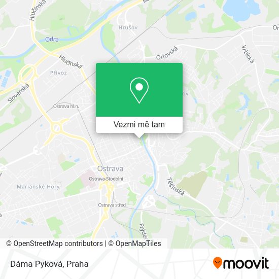 Dáma Pyková mapa