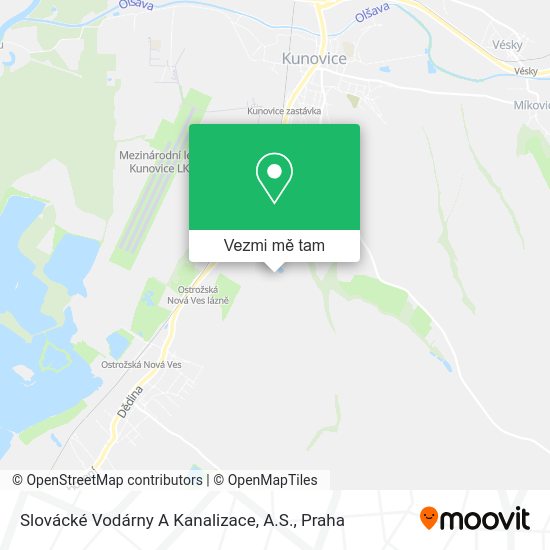 Slovácké Vodárny A Kanalizace, A.S. mapa