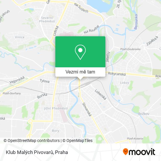 Klub Malých Pivovarů mapa