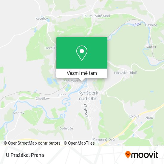 U Pražáka mapa