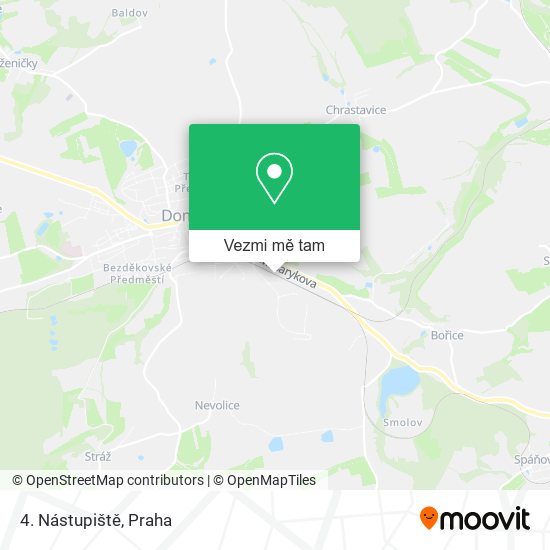 4. Nástupiště mapa
