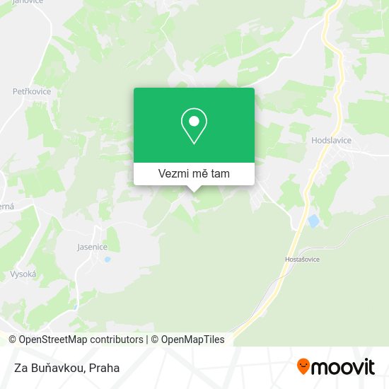Za Buňavkou mapa