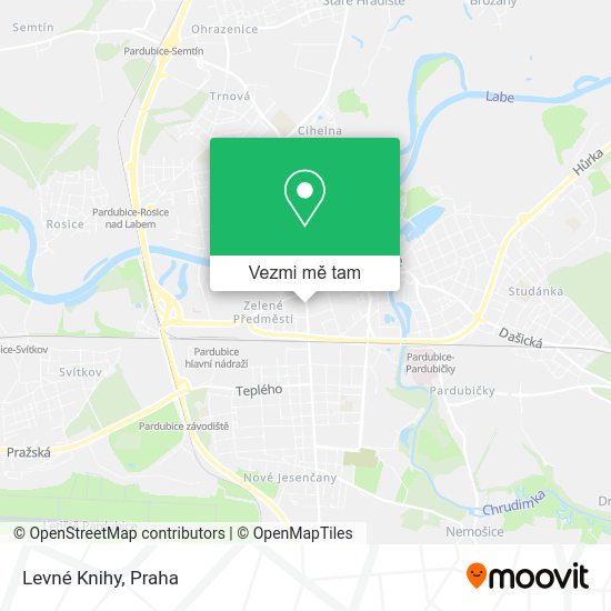 Levné Knihy mapa