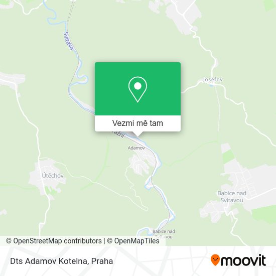 Dts Adamov Kotelna mapa