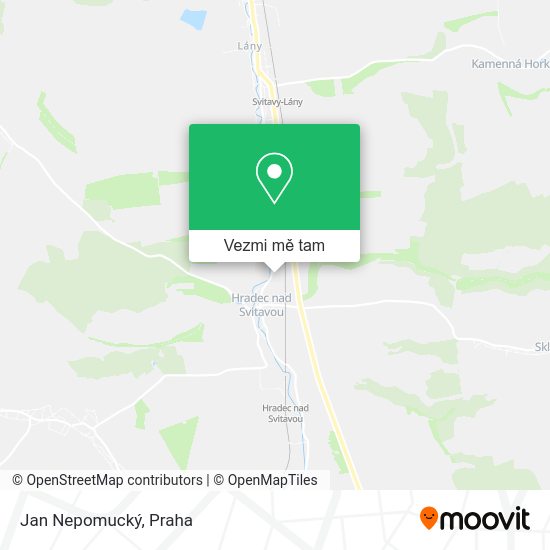 Jan Nepomucký mapa