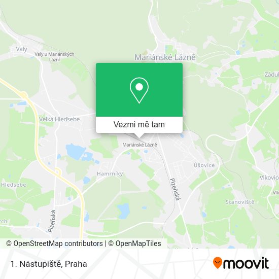 1. Nástupiště mapa