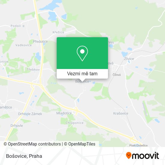 Bošovice mapa