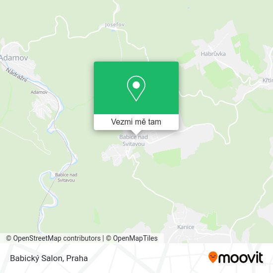 Babický Salon mapa