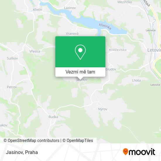 Jasínov mapa