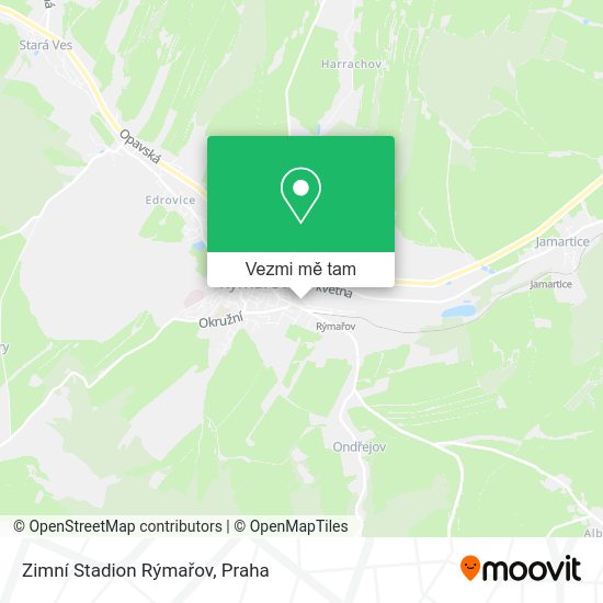 Zimní Stadion Rýmařov mapa