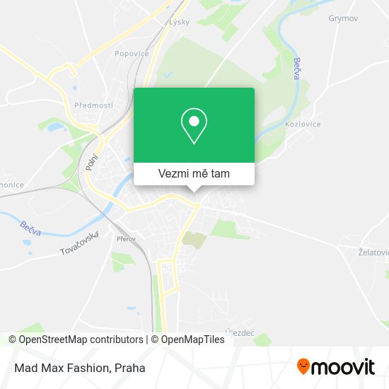 Mad Max Fashion mapa