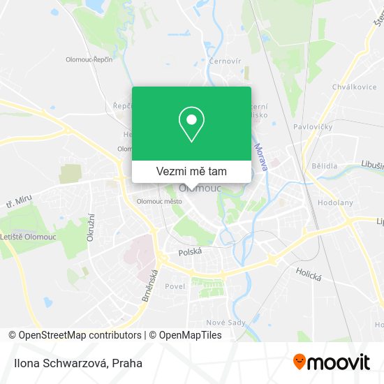 Ilona Schwarzová mapa