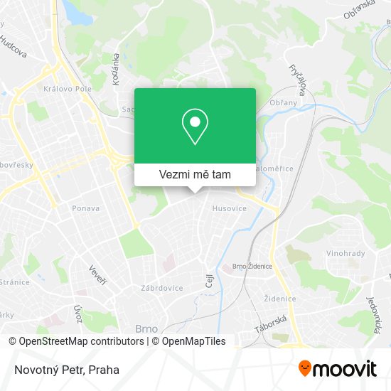 Novotný Petr mapa
