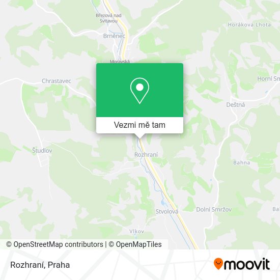 Rozhraní mapa