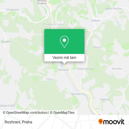 Rozhraní mapa