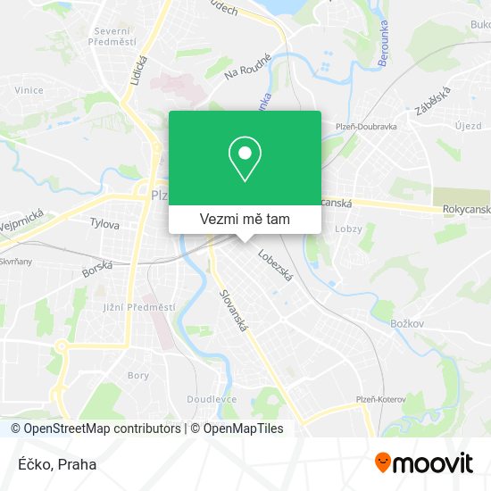Éčko mapa
