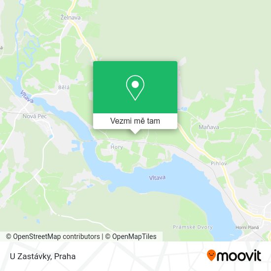 U Zastávky mapa