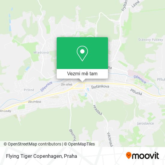 Flying Tiger Copenhagen mapa