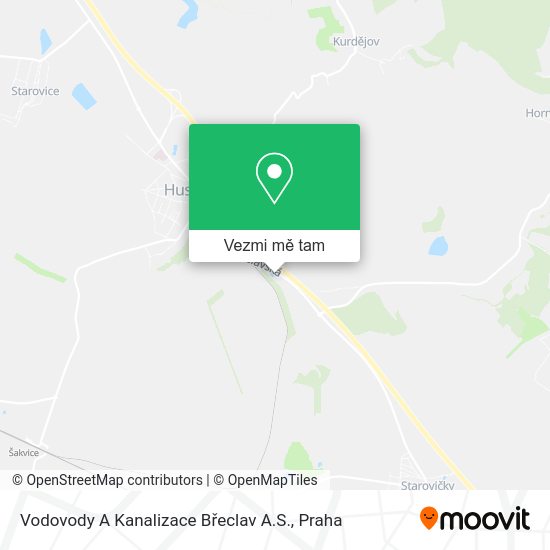 Vodovody A Kanalizace Břeclav A.S. mapa