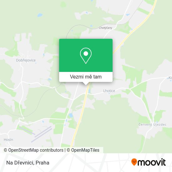 Na Dřevnici mapa
