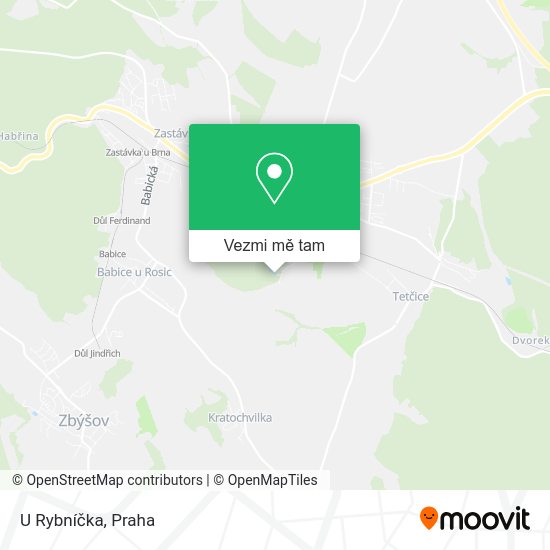 U Rybníčka mapa