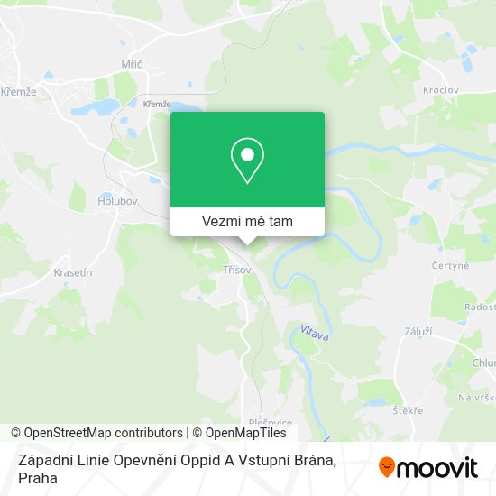 Západní Linie Opevnění Oppid A Vstupní Brána mapa