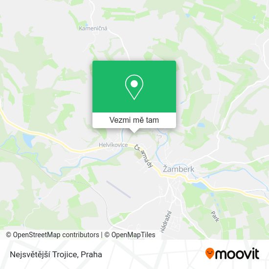 Nejsvětější Trojice mapa
