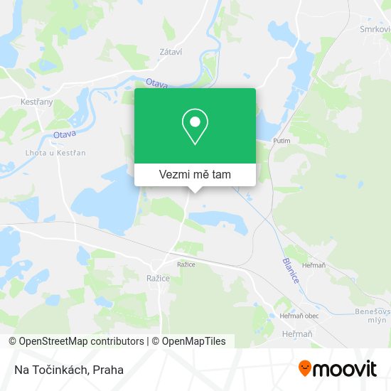 Na Točinkách mapa