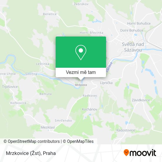 Mrzkovice (Žst) mapa