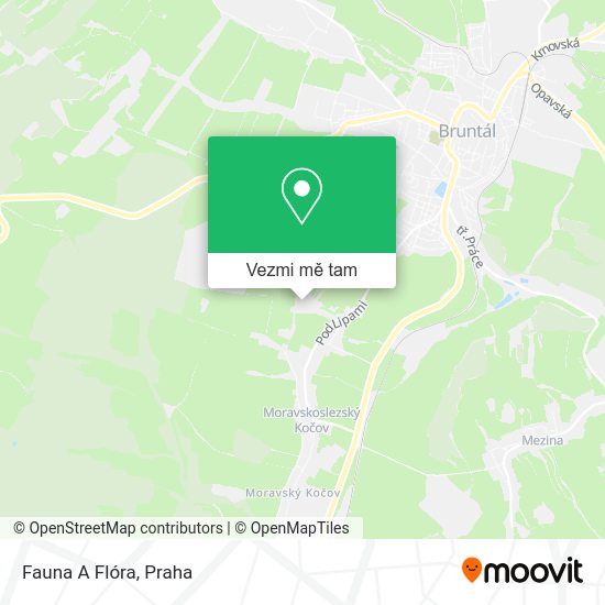 Fauna A Flóra mapa