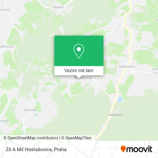 Zš A Mš Hostašovice mapa