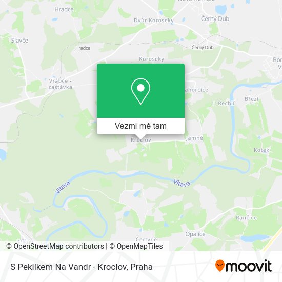S Peklíkem Na Vandr - Kroclov mapa