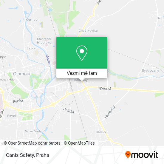 Canis Safety mapa