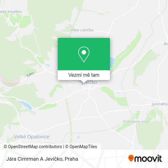 Jára Cimrman A Jevíčko mapa