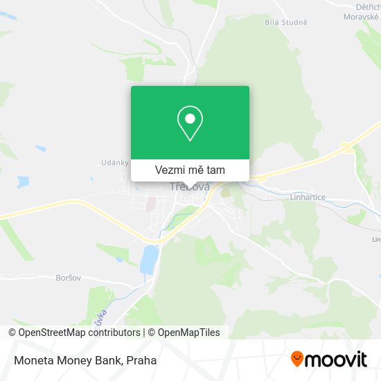 Moneta Money Bank mapa