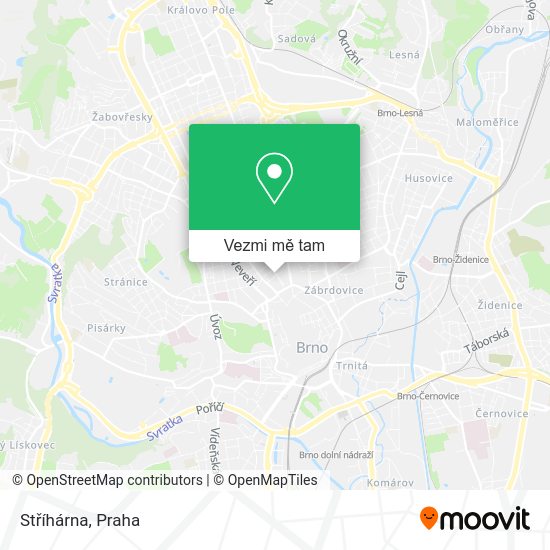 Stříhárna mapa